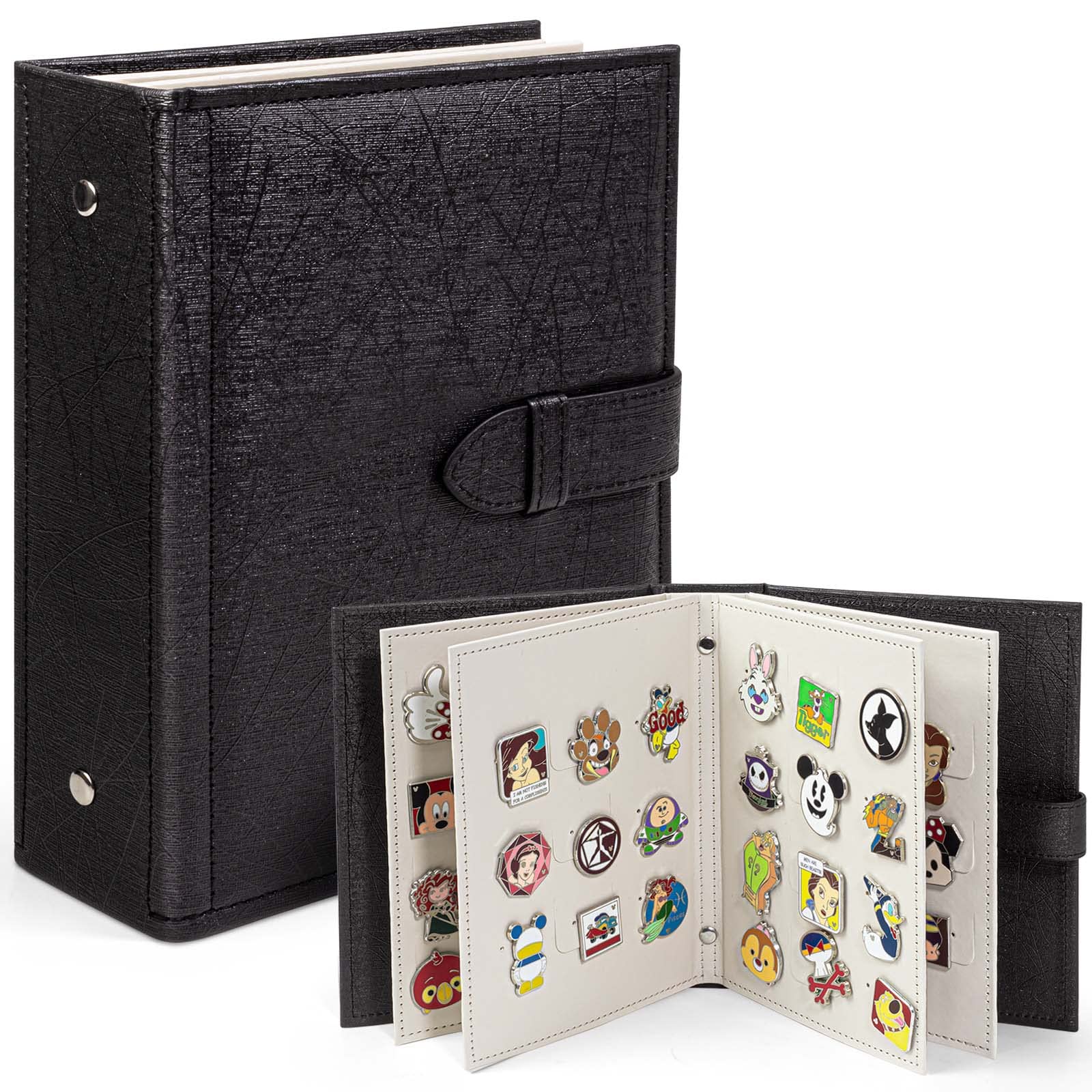 Amazon.com: Enamel Pin Display Book, Mini Pin Trading Book, to